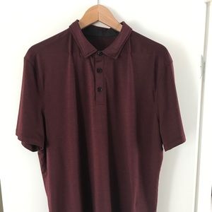 Men’s Lululemon Evolution polo, XL, Burgundy